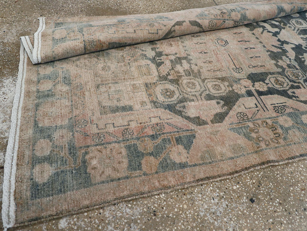 Vintage Persian Malayer Long Runner, No.30415 - Gss