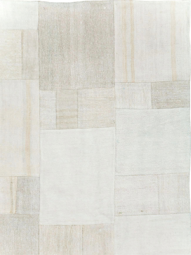 Contemporary Turkish Flatweave Kilim Room Size Carpet, No.30428 - Gss