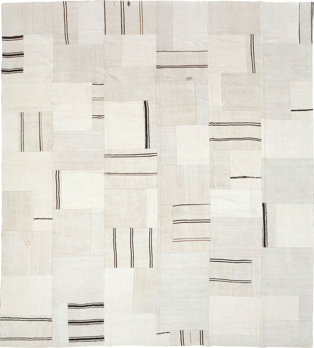 Contemporary Handmade Turkish Flatweave Kilim, No.30436 - Gss