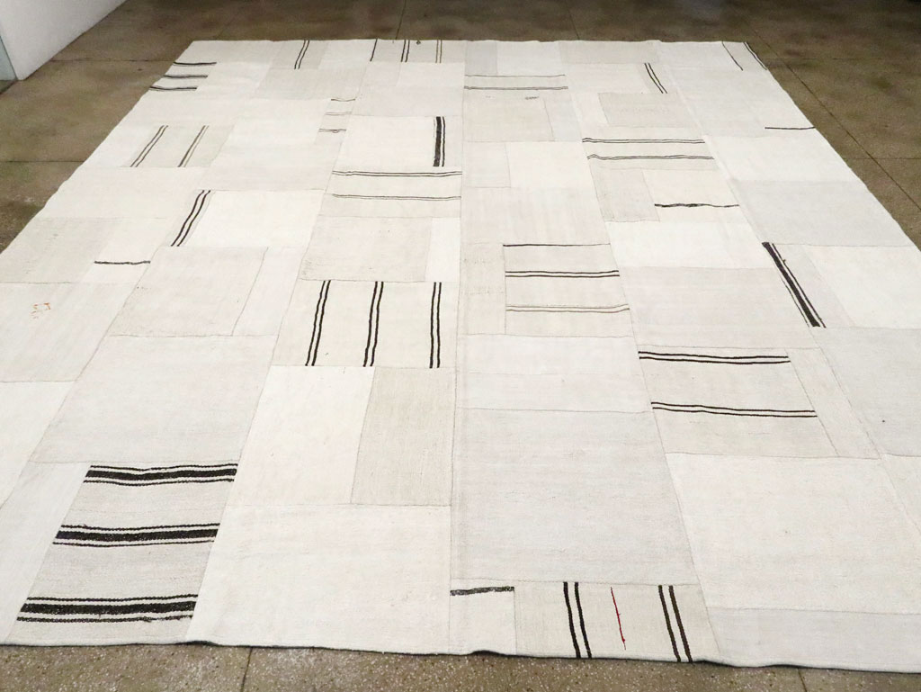 Contemporary Handmade Turkish Flatweave Kilim, No.30436 - Gss
