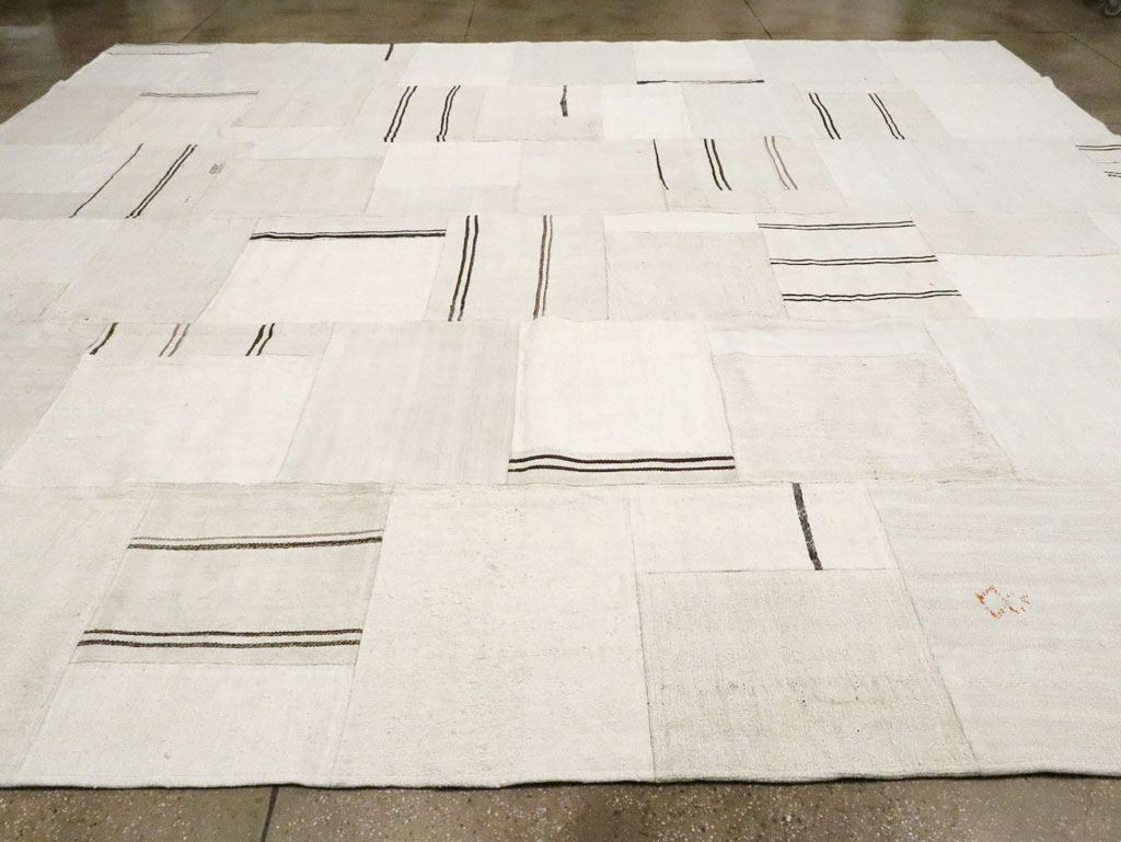 Contemporary Handmade Turkish Flatweave Kilim, No.30436 - Gss