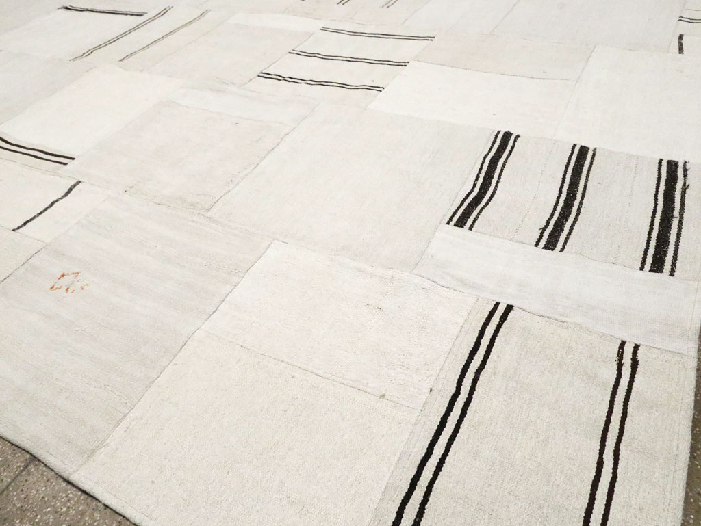 Contemporary Handmade Turkish Flatweave Kilim, No.30436 - Gss