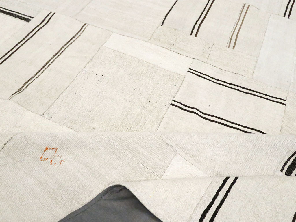 Contemporary Handmade Turkish Flatweave Kilim, No.30436 - Gss