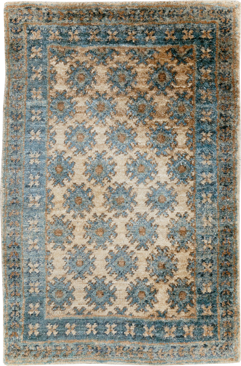 Vintage Turkish Oushak Accent Rug, No.30440 - Gss