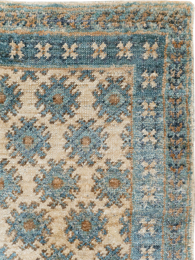 Vintage Turkish Oushak Accent Rug, No.30440 - Gss