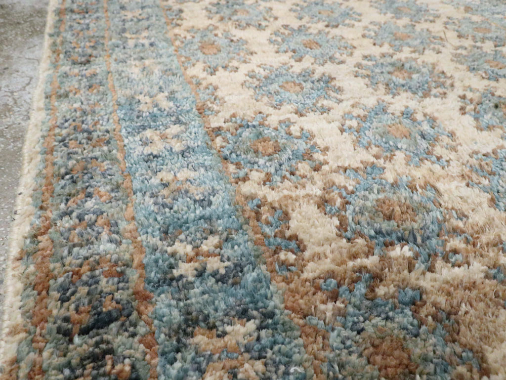 Vintage Turkish Oushak Accent Rug, No.30440 - Gss