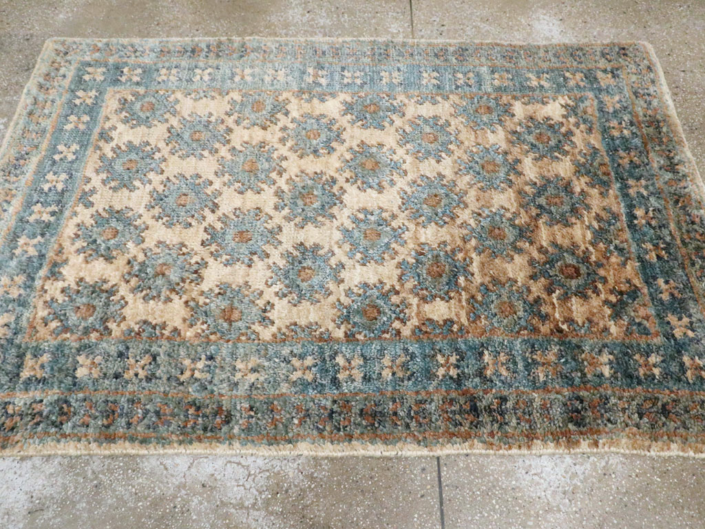 Vintage Turkish Oushak Accent Rug, No.30440 - Gss