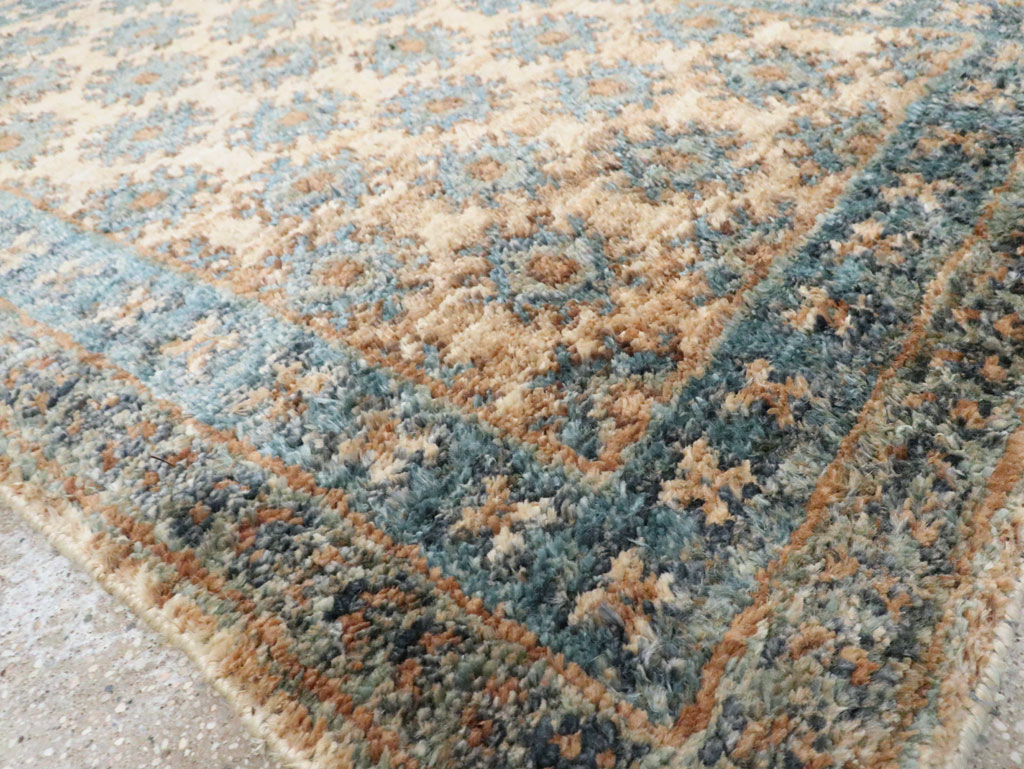 Vintage Turkish Oushak Accent Rug, No.30440 - Gss