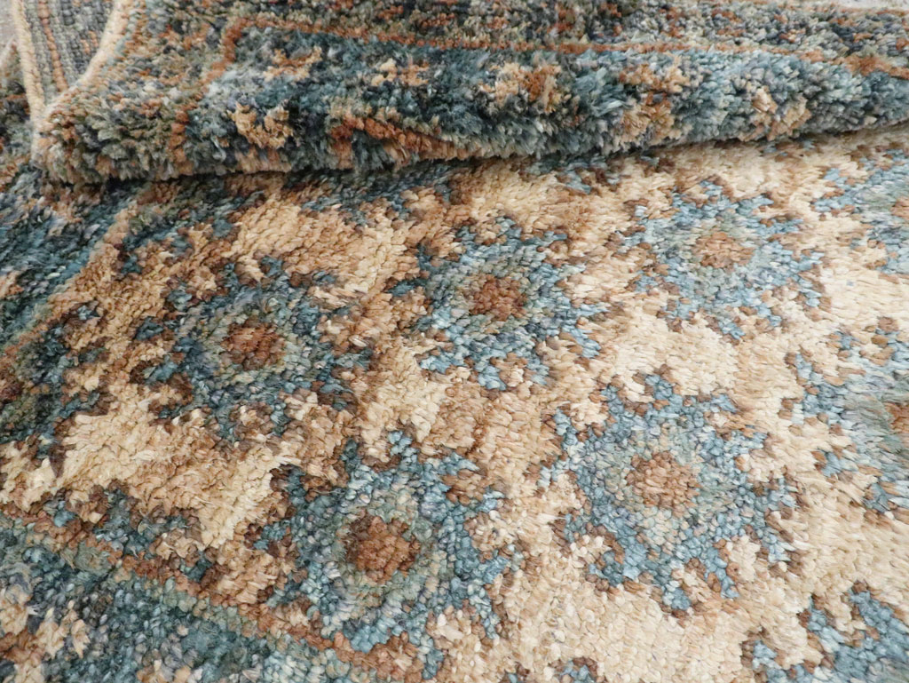 Vintage Turkish Oushak Accent Rug, No.30440 - Gss