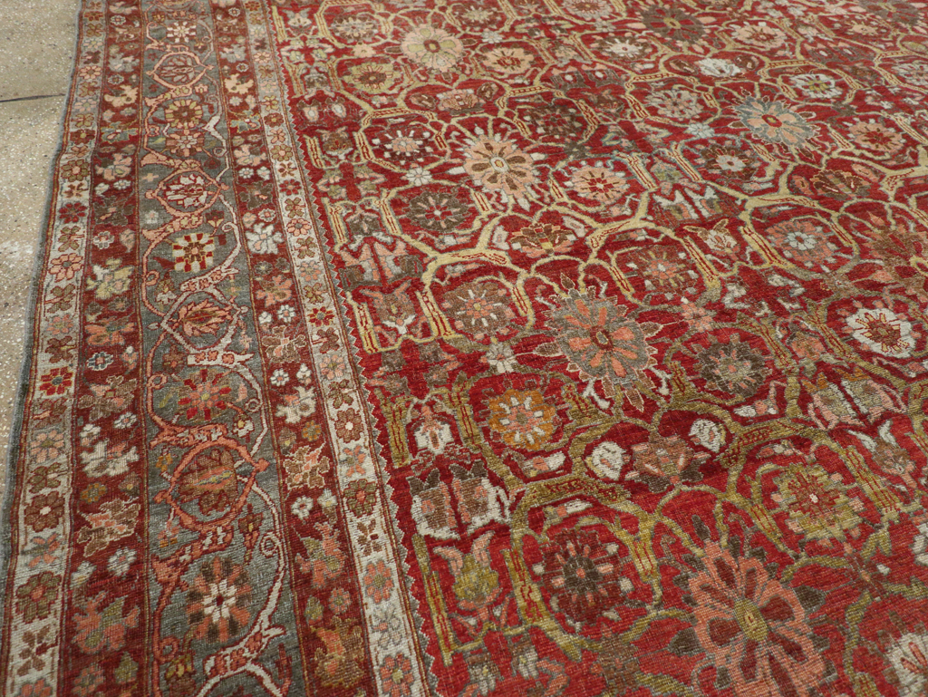 Antique Persian Bidjar Oversize Carpet, No.30441 - Gss