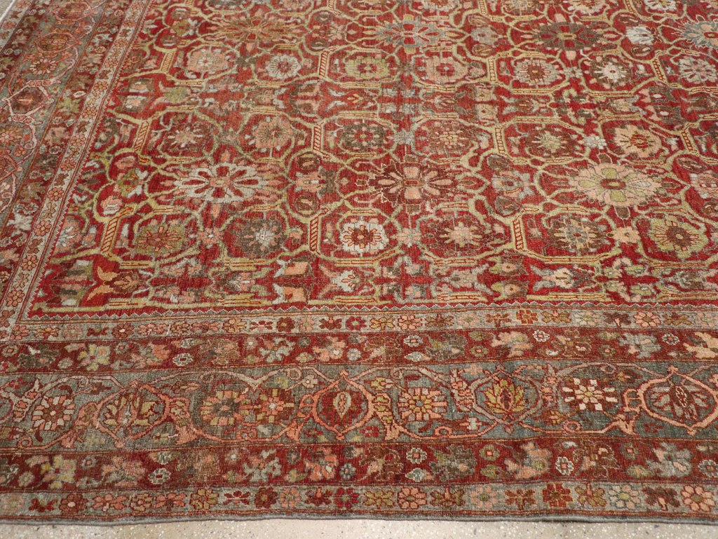 Antique Persian Bidjar Oversize Carpet, No.30441 - Gss