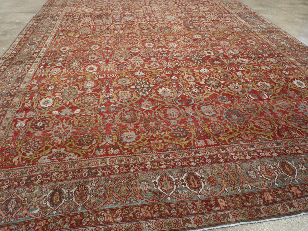 Antique Persian Bidjar Oversize Carpet, No.30441 - Gss