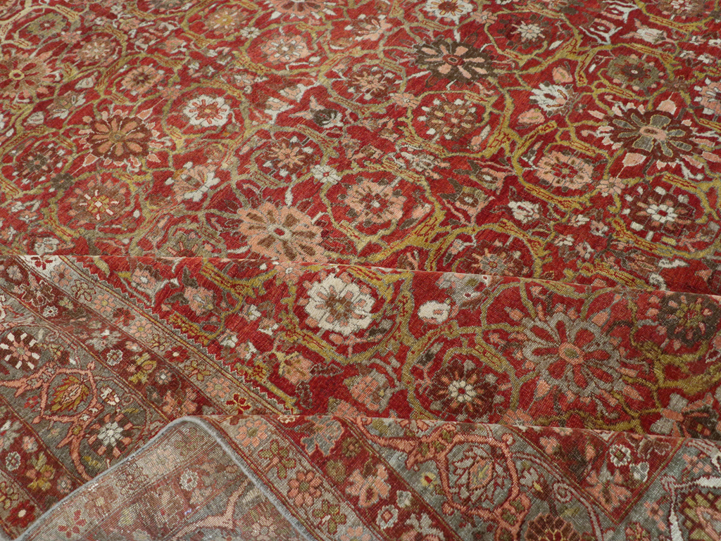 Antique Persian Bidjar Oversize Carpet, No.30441 - Gss