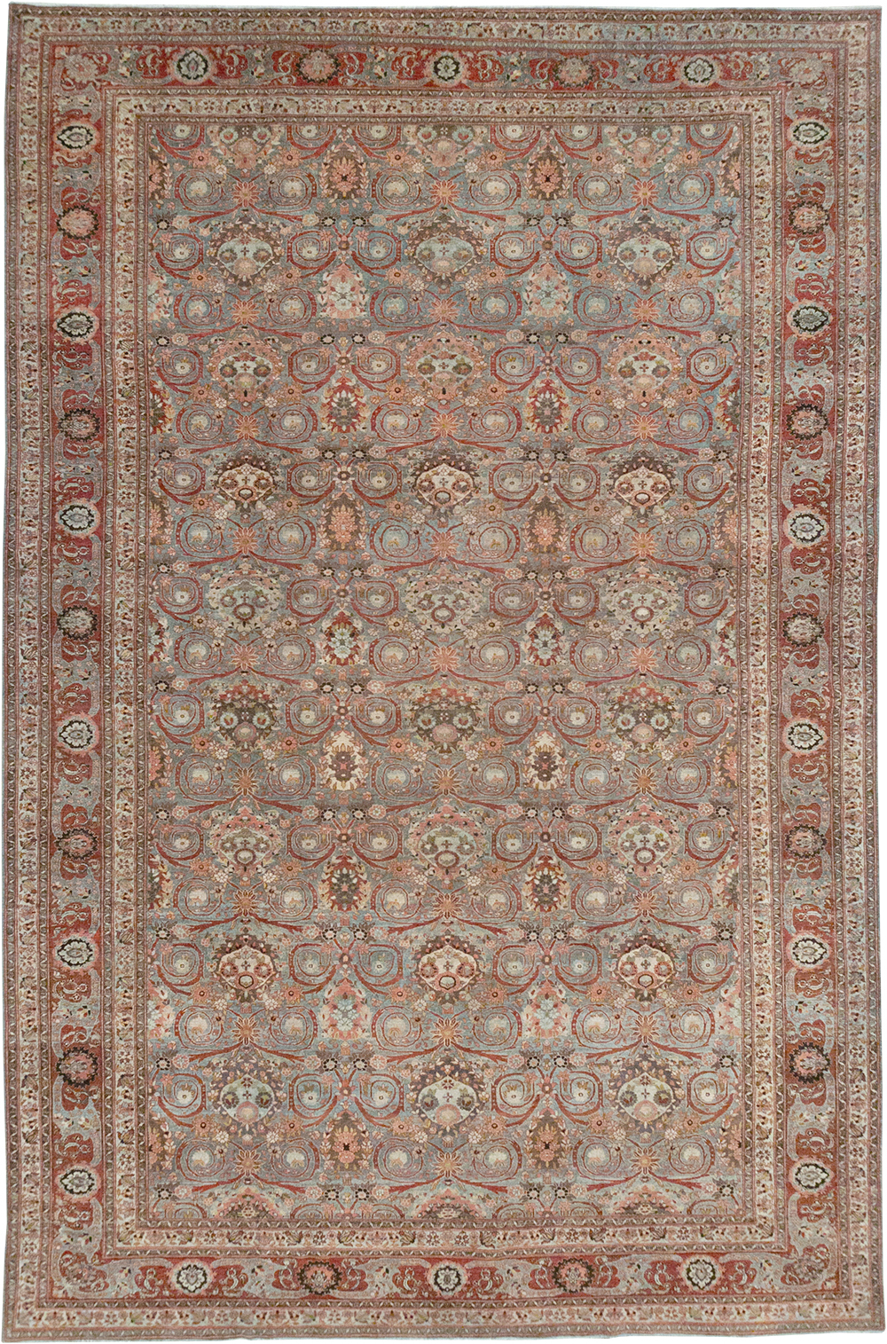 Antique Persian Bidjar Large Carpet, No.30446 - Gss