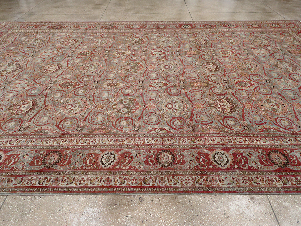 Antique Persian Bidjar Large Carpet, No.30446 - Gss