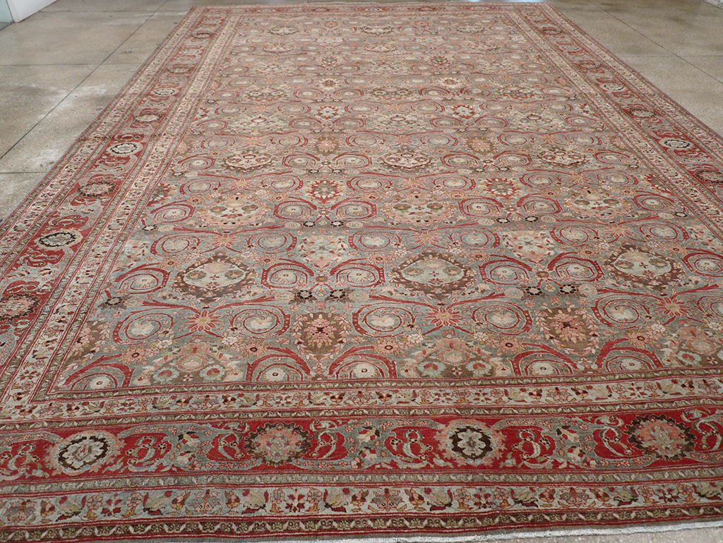 Antique Persian Bidjar Large Carpet, No.30446 - Gss