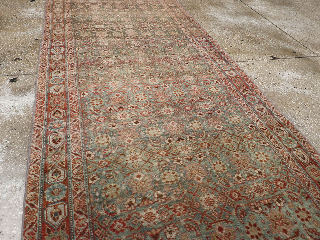 Antique Persian Bidjar Long Runner, No.30447 - Gss