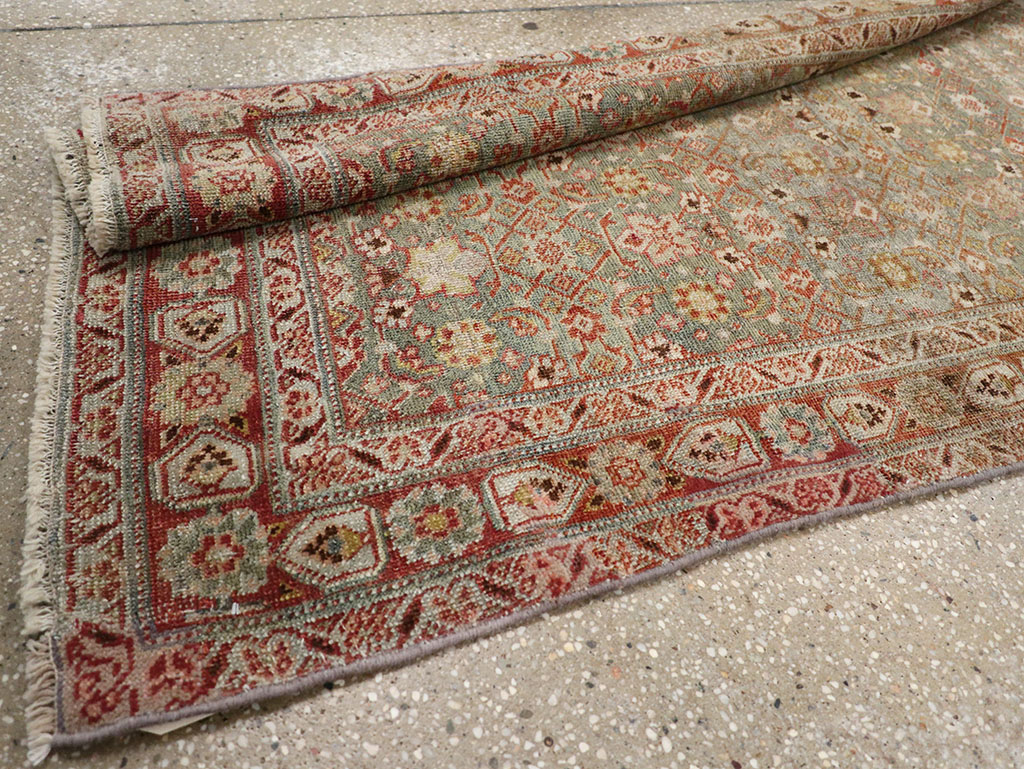 Antique Persian Bidjar Long Runner, No.30447 - Gss