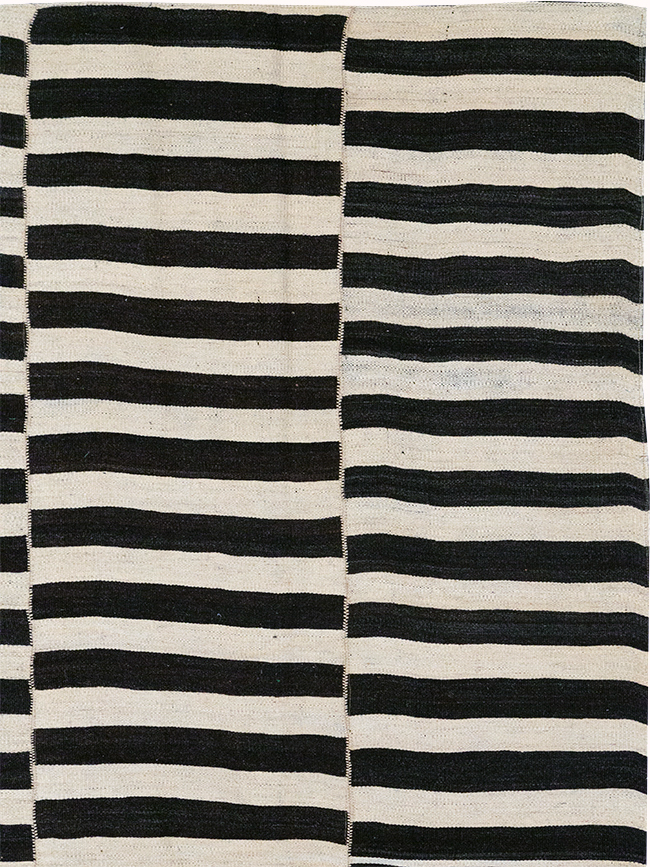 Modern Persian Flatweave Kilim Gallery Carpet, No.30455 - Gss