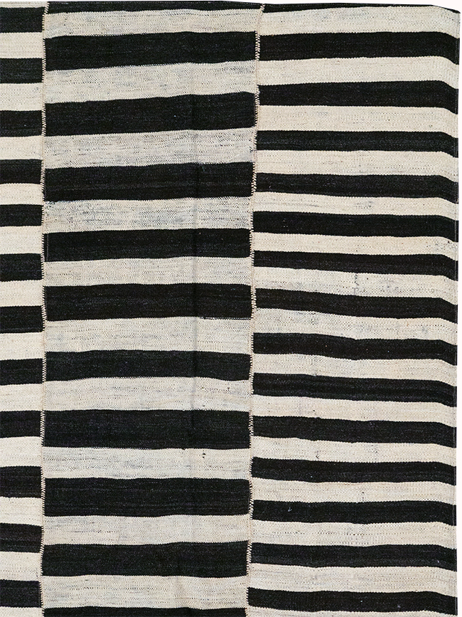 Modern Persian Flatweave Kilim Gallery Carpet, No.30455 - Gss