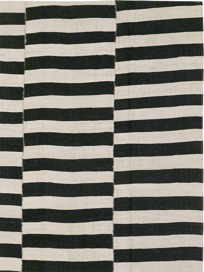 Modern Persian Flatweave Kilim Room Size Carpet, No.30456 - Gss