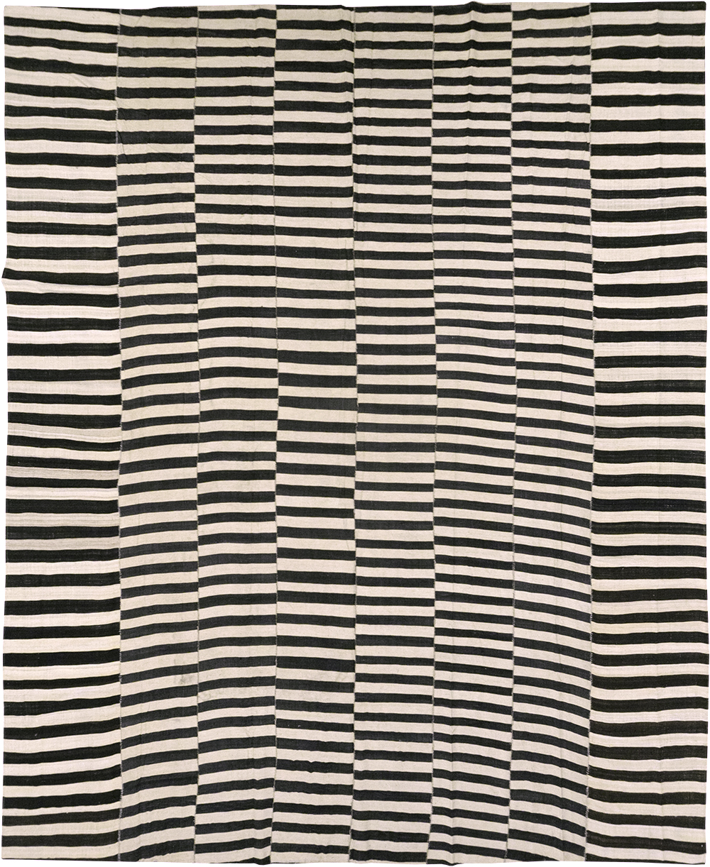 Vintage Persian Flatweave Kilim Large Room Size Carpet, No.30460 - Gss