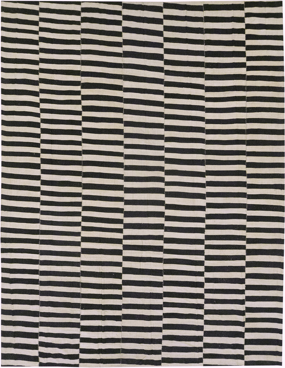 Modern Persian Flatweave Kilim Large Room Size Carpet, No.30463 - Gss