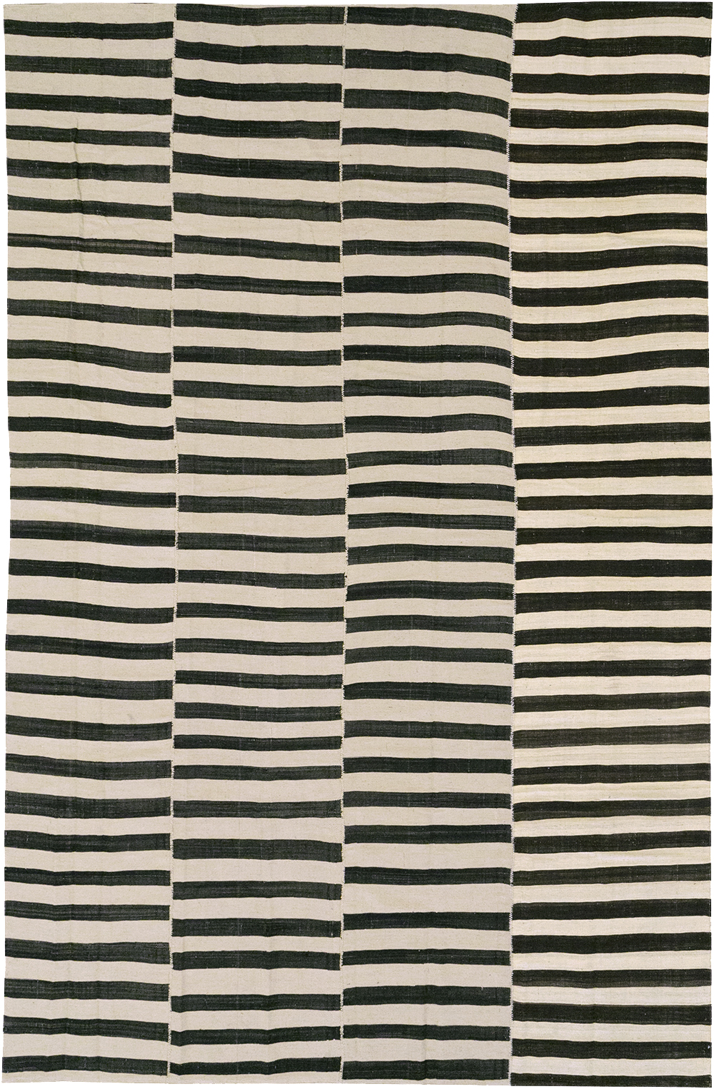 Vintage Persian Flatweave Kilim Room Size Carpet, No.30464 - Gss