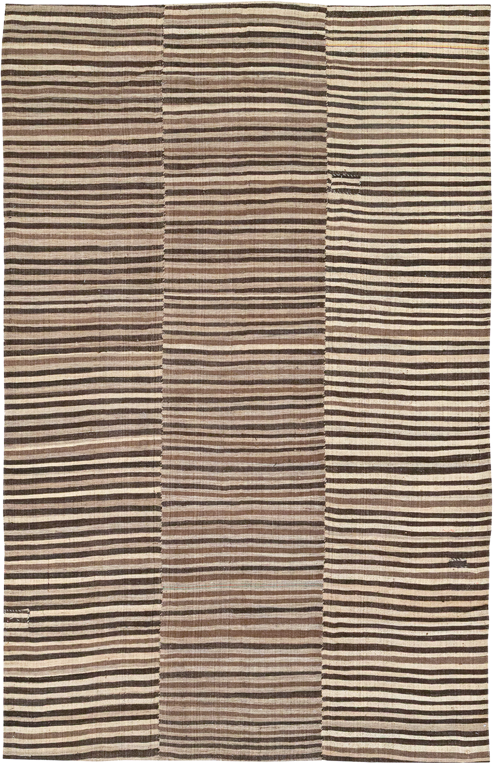 Vintage Persian Flatweave Kilim Accent Rug, No.30467 - Gss