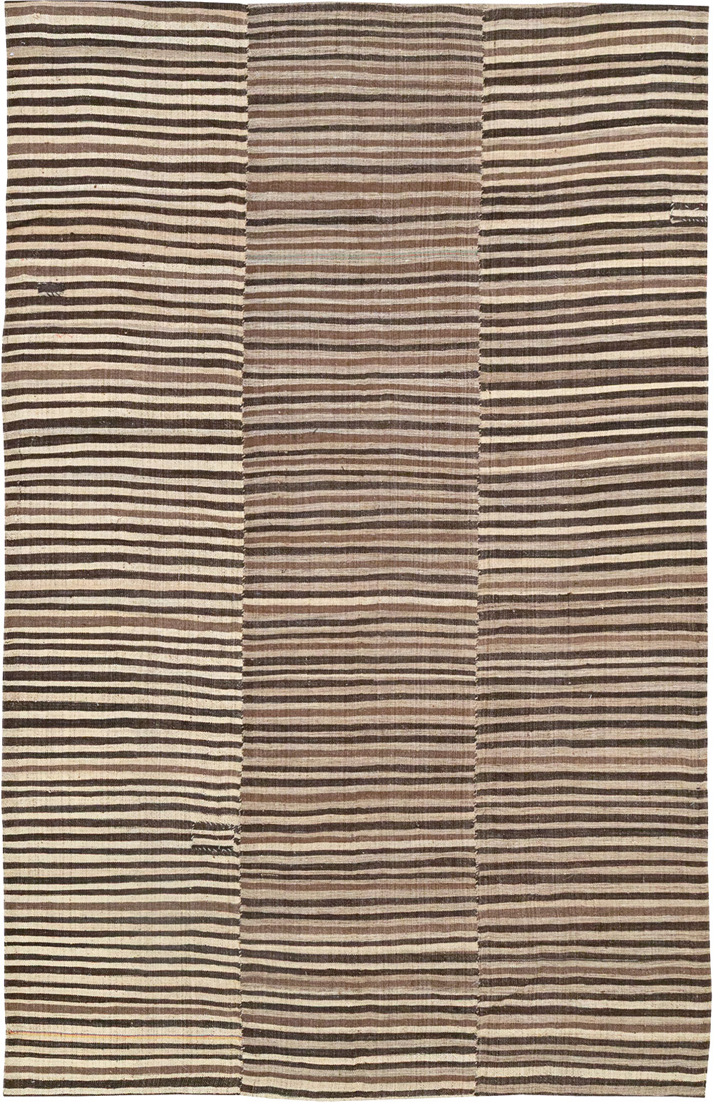 Vintage Persian Flatweave Kilim Accent Rug, No.30467 - Gss