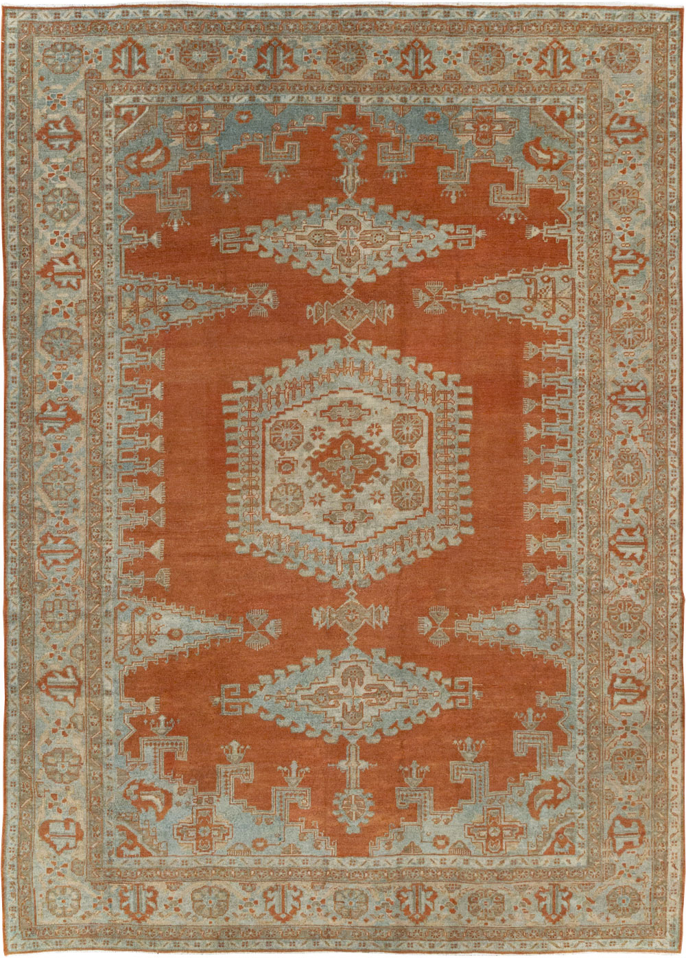 Vintage Persian Veece Small Room Size Carpet, No.30477 - Gss