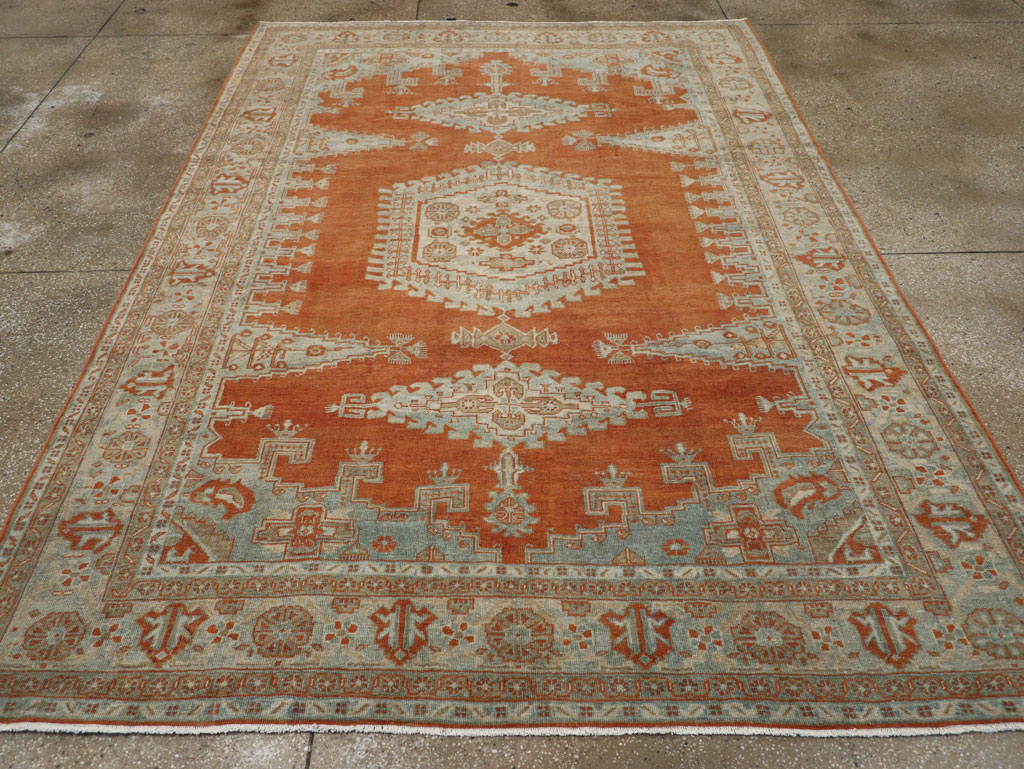 Vintage Persian Veece Small Room Size Carpet, No.30477 - Gss