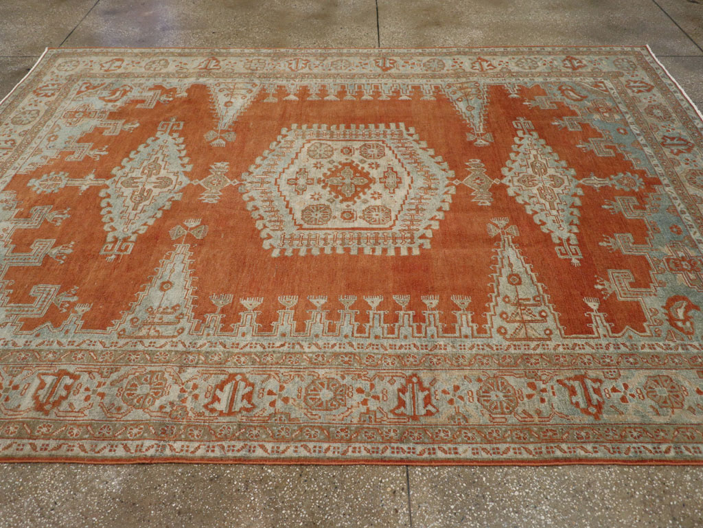 Vintage Persian Veece Small Room Size Carpet, No.30477 - Gss