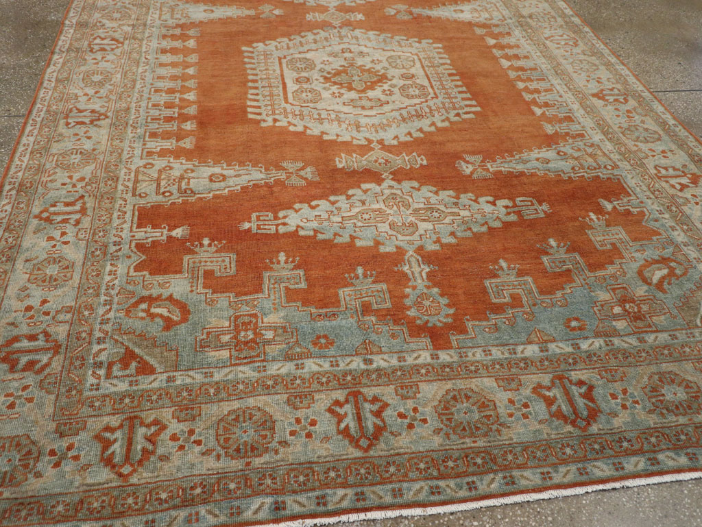 Vintage Persian Veece Small Room Size Carpet, No.30477 - Gss