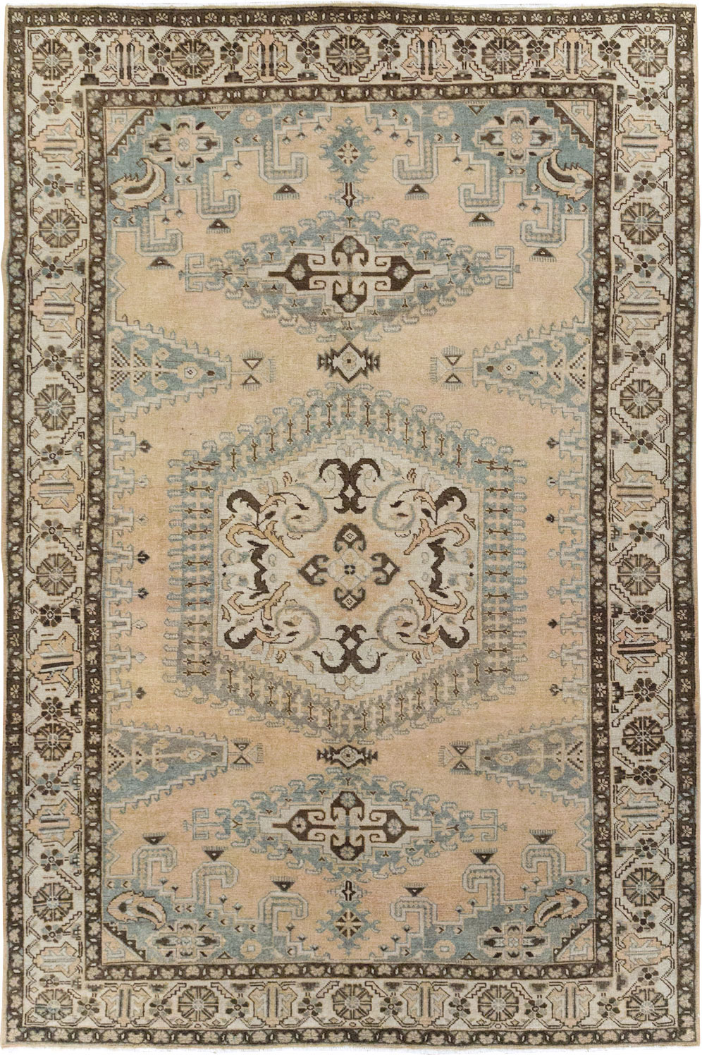 Vintage Persian Veece Accent Carpet, No.30478 - Gss