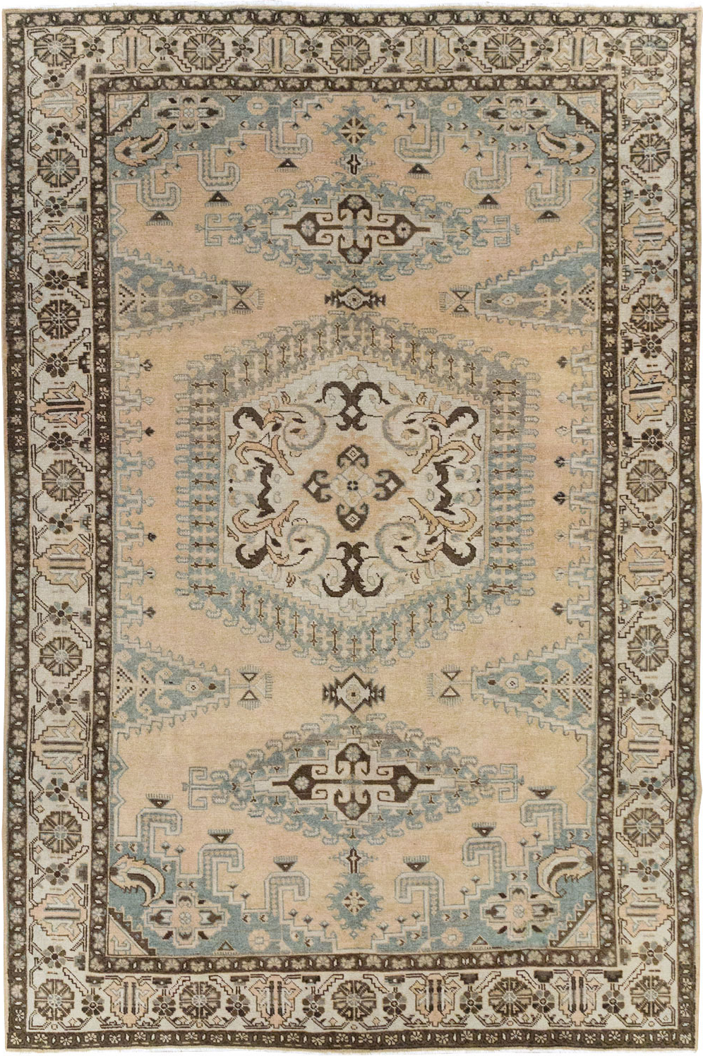 Vintage Persian Veece Accent Carpet, No.30478 - Gss