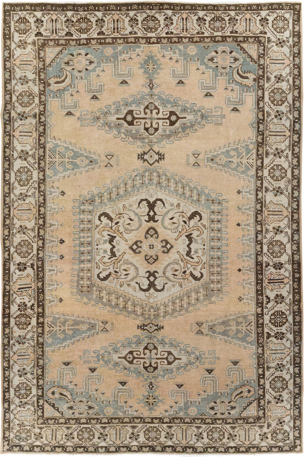 Vintage Persian Veece Accent Carpet, No.30478 - Gss