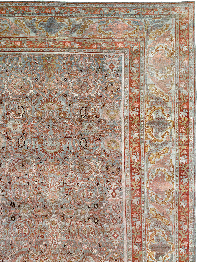 Antique Persian Bidjar Oversize Carpet, No.30479 - Gss