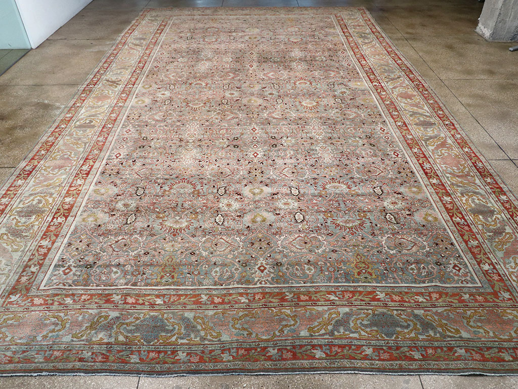 Antique Persian Bidjar Oversize Carpet, No.30479 - Gss