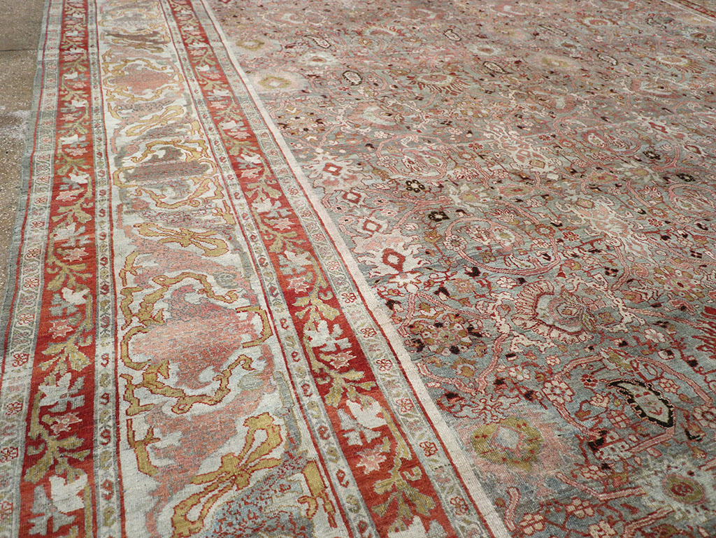 Antique Persian Bidjar Oversize Carpet, No.30479 - Gss