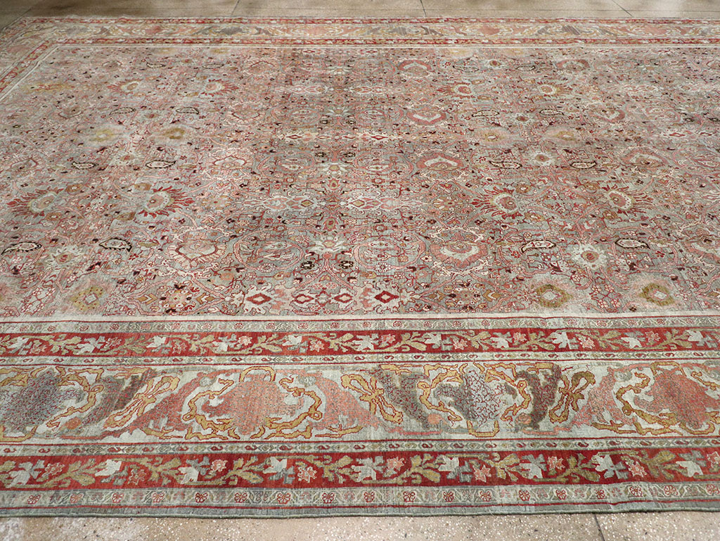 Antique Persian Bidjar Oversize Carpet, No.30479 - Gss