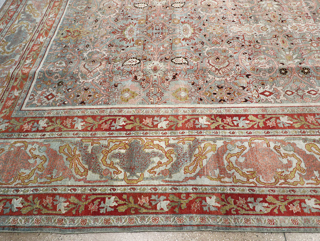 Antique Persian Bidjar Oversize Carpet, No.30479 - Gss