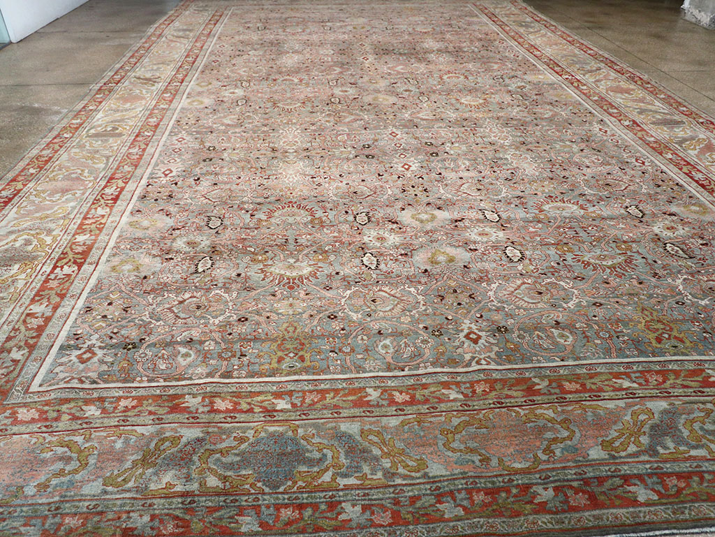 Antique Persian Bidjar Oversize Carpet, No.30479 - Gss