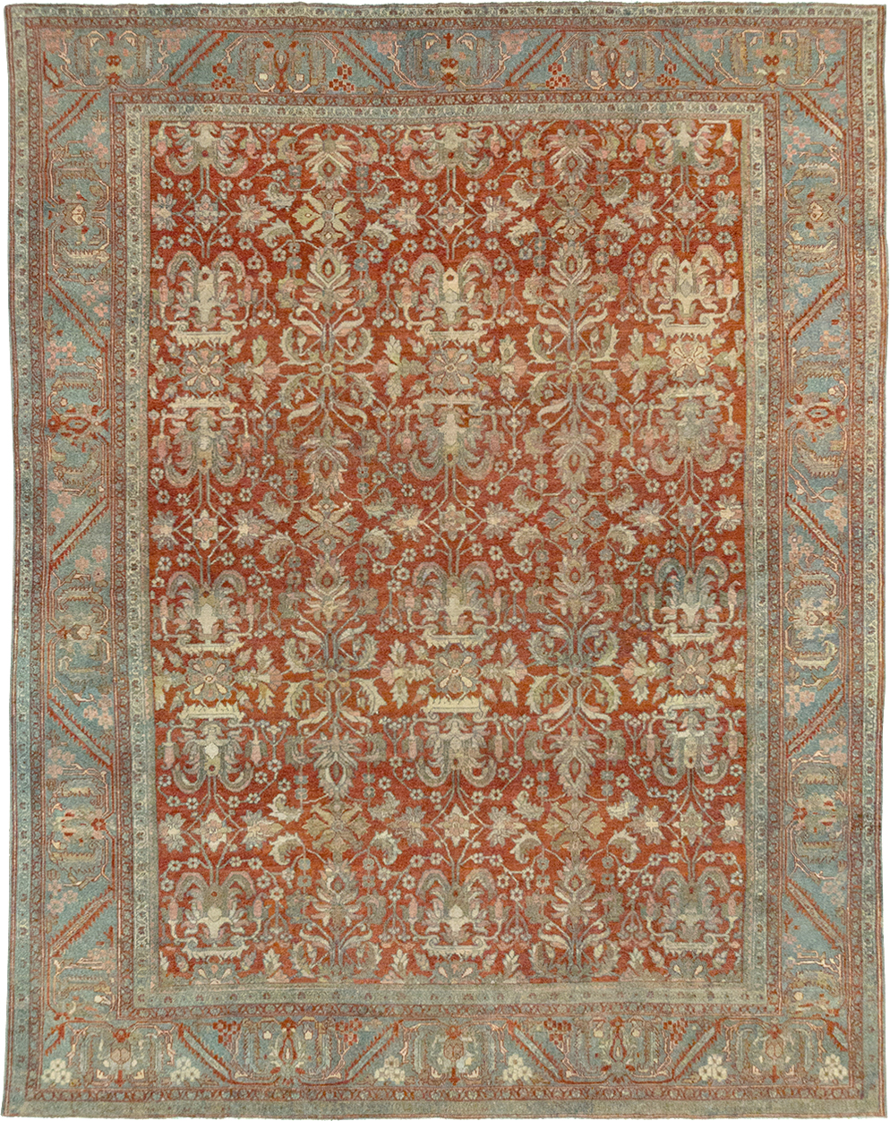 Antique Persian Bibikabad Room Size Carpet, No.30489 - Gss