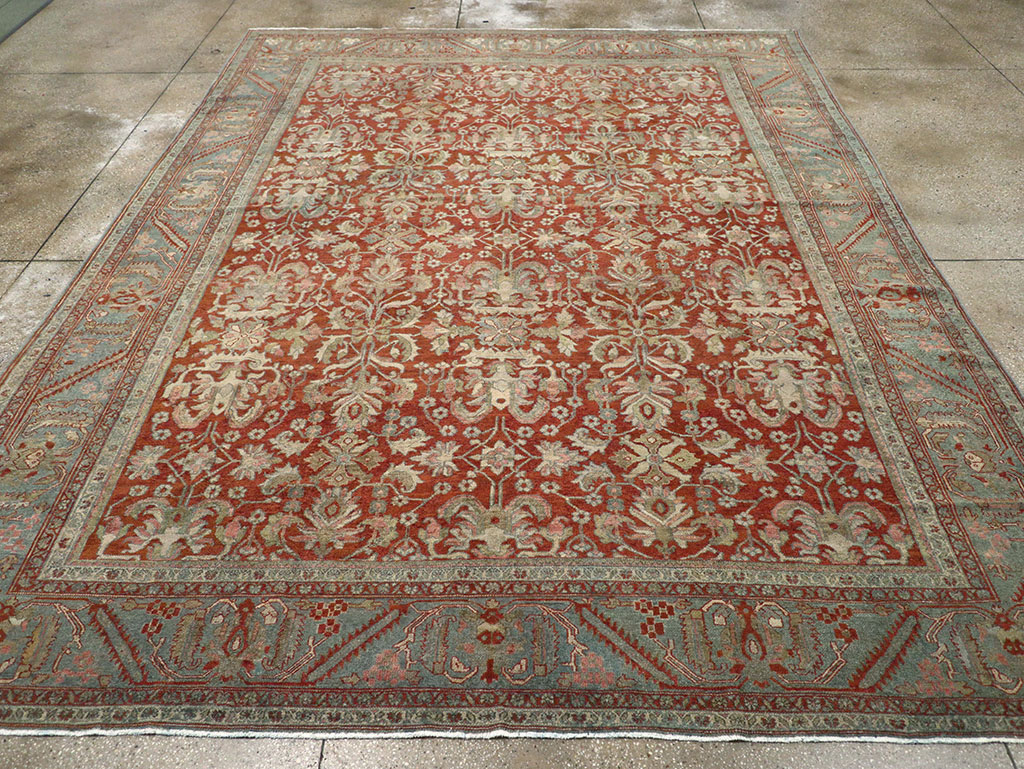 Antique Persian Bibikabad Room Size Carpet, No.30489 - Gss