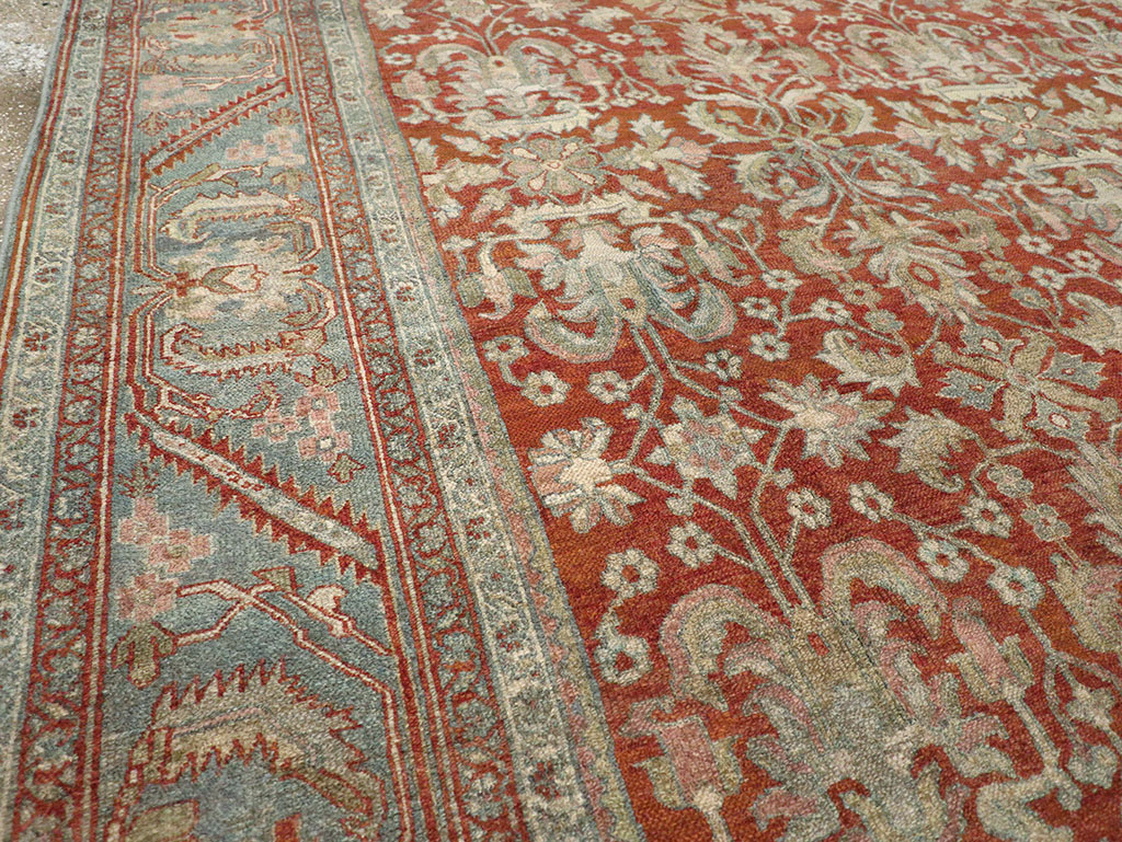 Antique Persian Bibikabad Room Size Carpet, No.30489 - Gss