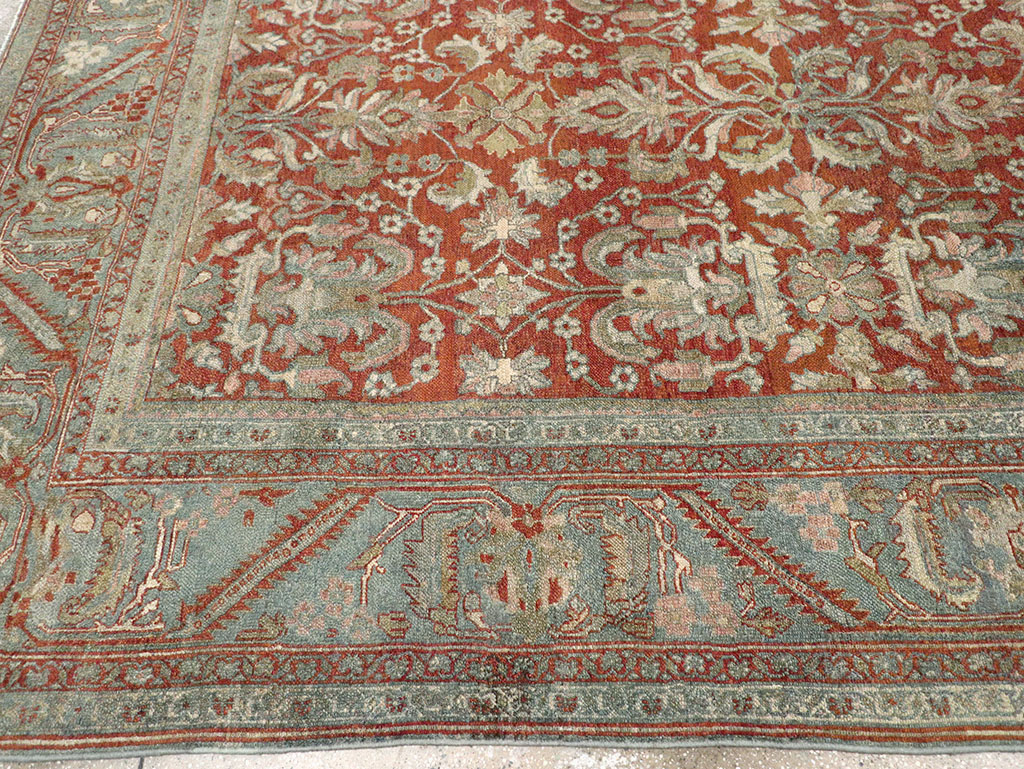 Antique Persian Bibikabad Room Size Carpet, No.30489 - Gss