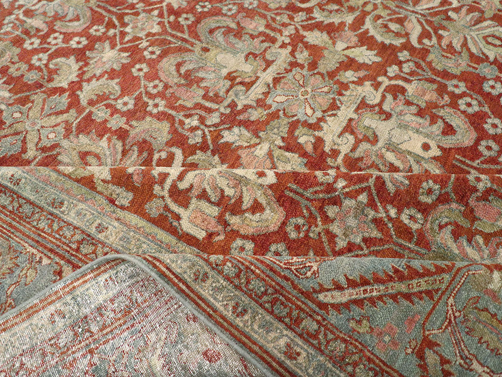 Antique Persian Bibikabad Room Size Carpet, No.30489 - Gss
