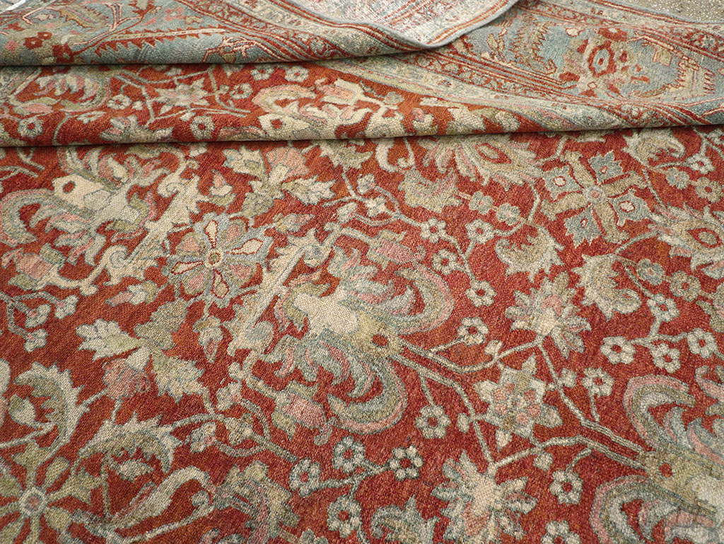 Antique Persian Bibikabad Room Size Carpet, No.30489 - Gss