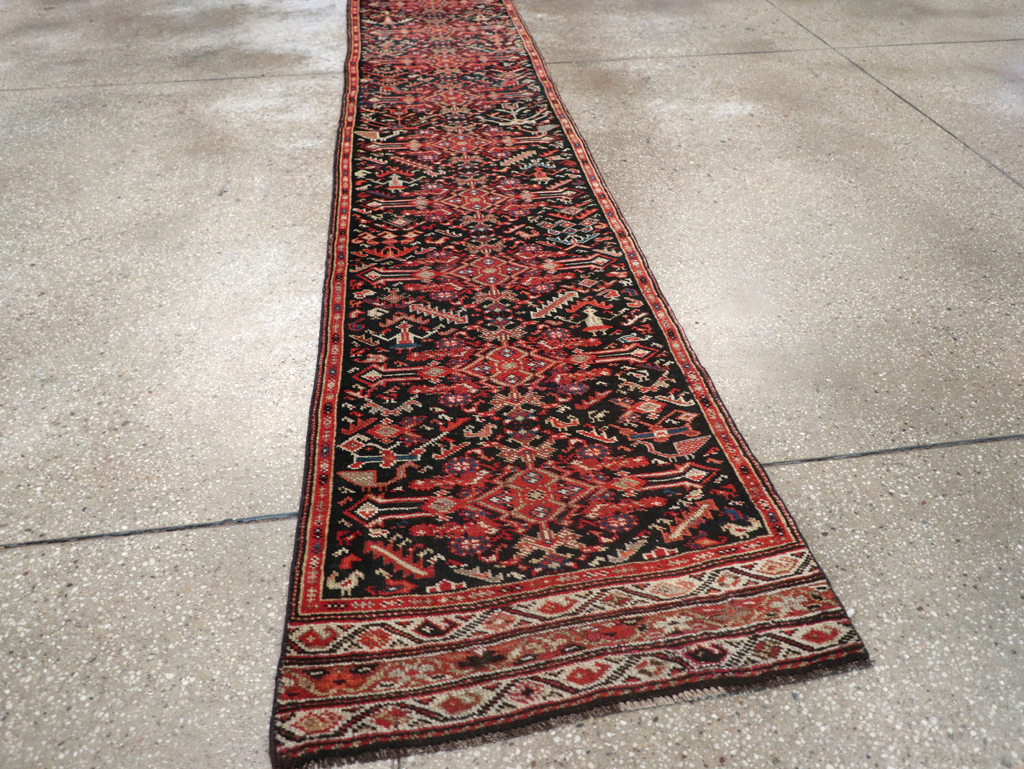 Antique Persian Kurdish Runner, No.30490 - Gss